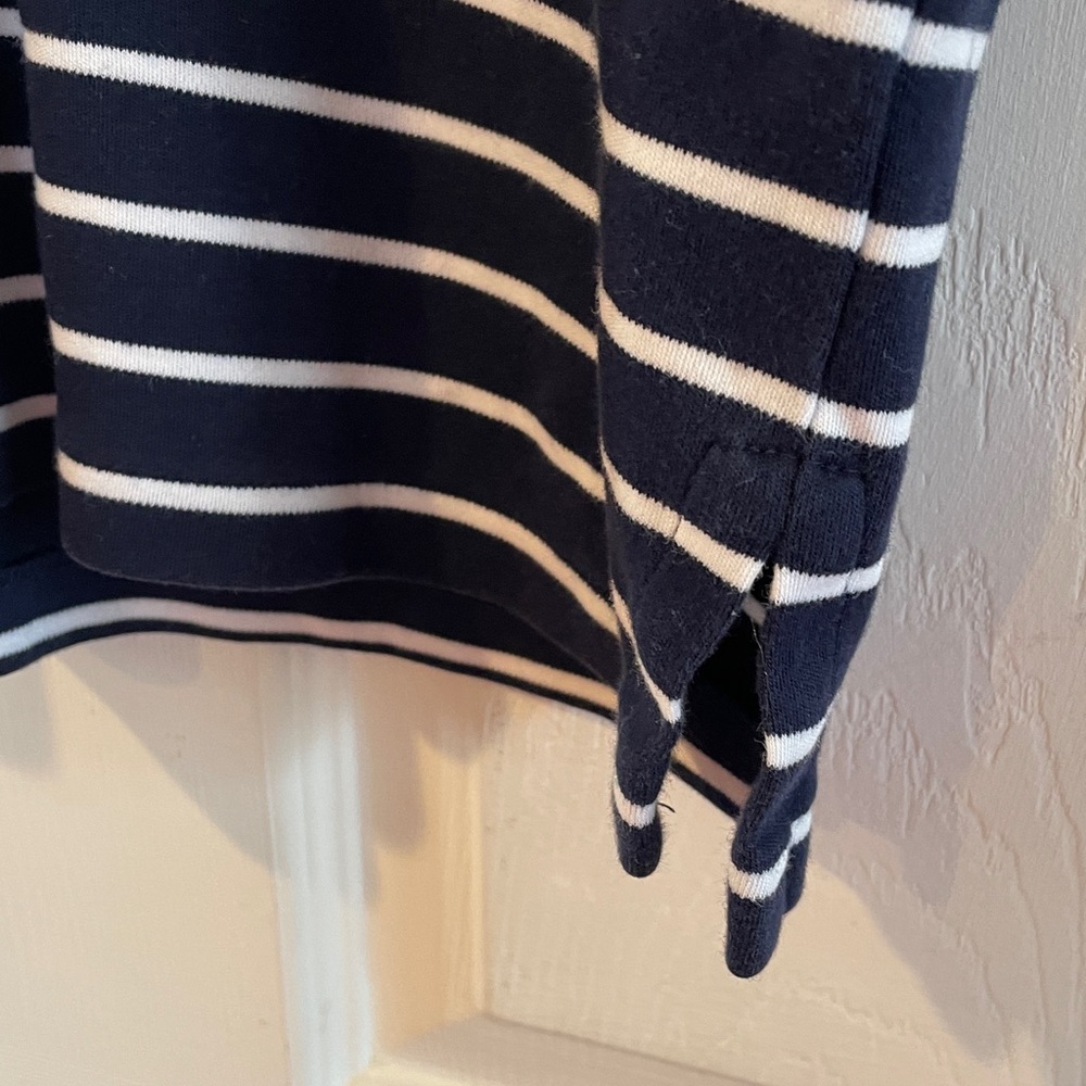 Polo Ralph Lauren Size SP Navy and White Striped Polo Shirt - Picture 5 of 10